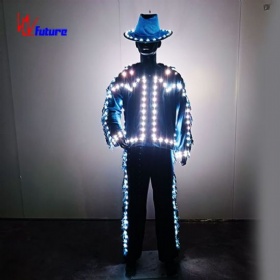夜的绅士街头表演艺术服装